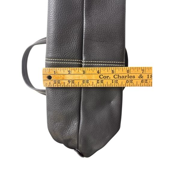 Dooney & Bourke Pebble Leather Sara Bag Deep Brown All Weather Leather EUC - Picture 16 of 16